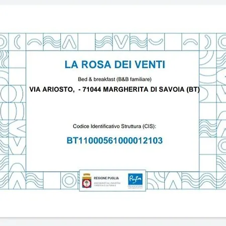 La Rosa Dei Venti Bed & Breakfast 3*